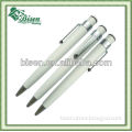 White barrel plastic ball pens for promotion